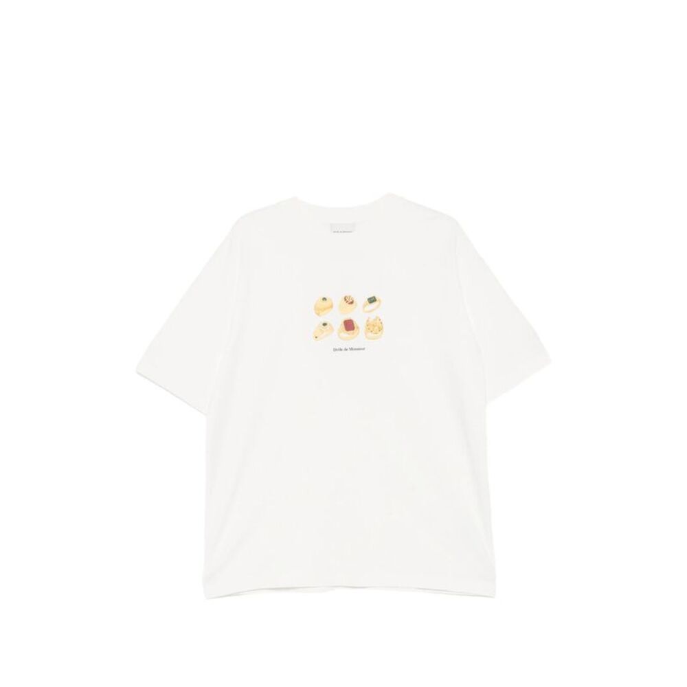 Drole De Monsieur White T-Shirts & Vests - T-Shirts Men